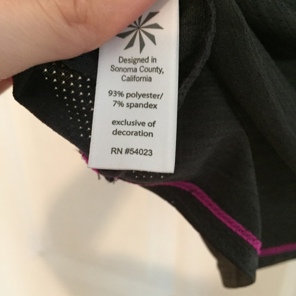 Athleta Grey Mesh Back Cut Out T-Shirt- SMALL - Picture 6 of 8